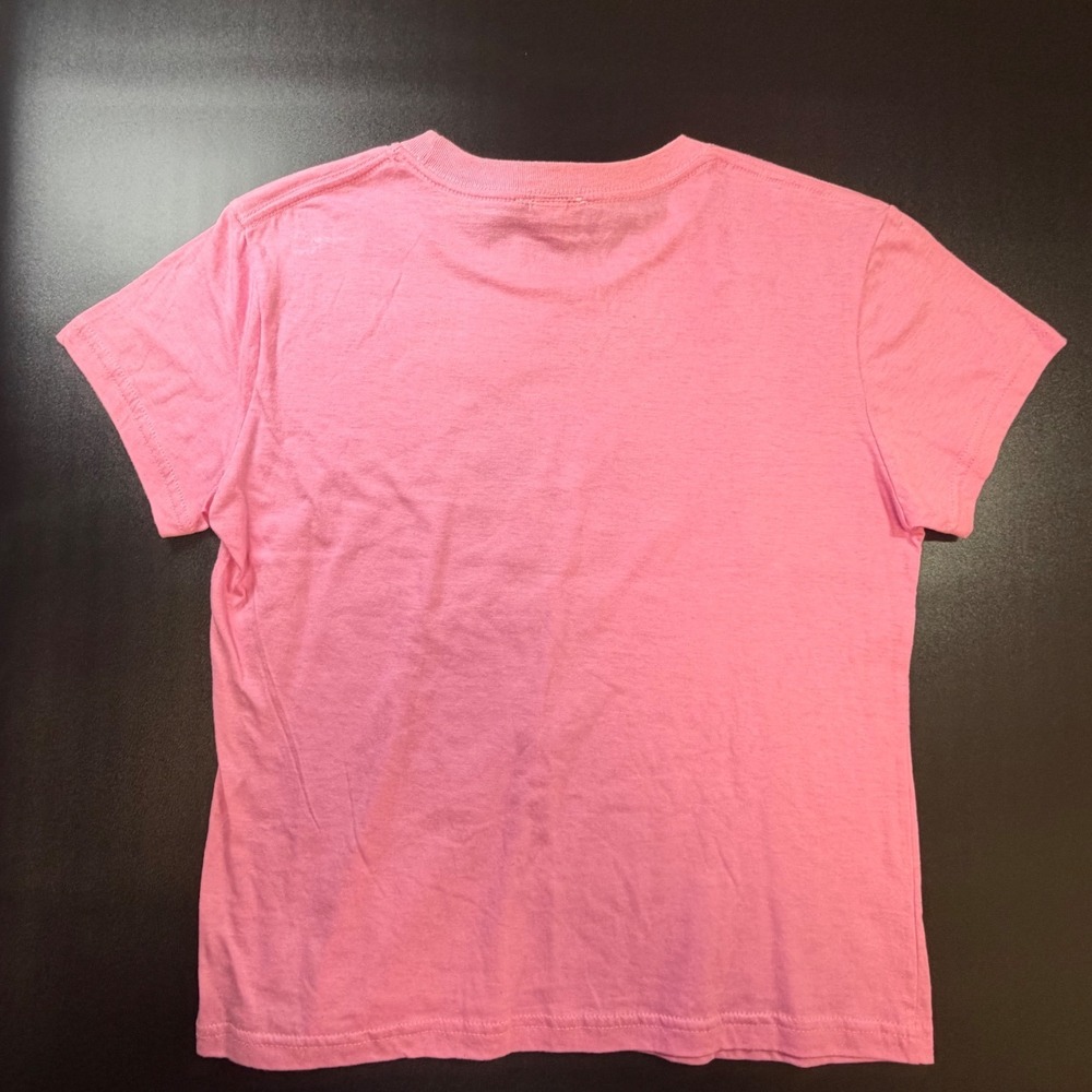 Walt Disney Mickey Mouse Pink Graphic T-Shirt Womens Large NWT Winking Mickey K2 - Picture 4 of 6